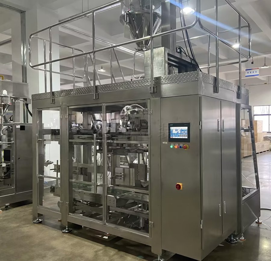 廣州邁馳包裝設備有限公司推出蛋糕預拌粉包裝機 助力烘焙行業(yè)自動化升級