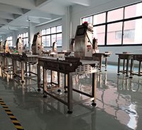 重量檢測機(jī)生產(chǎn)裝配車間